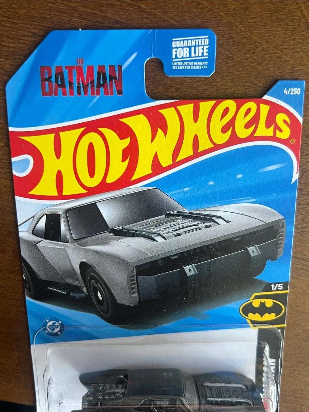 Batmobile  Batman Hot Wheels in Metallic Gray